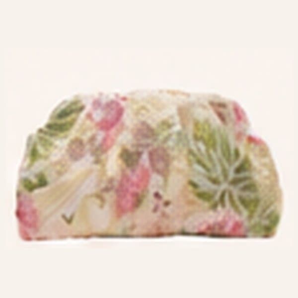Floral Embroidered Clutch